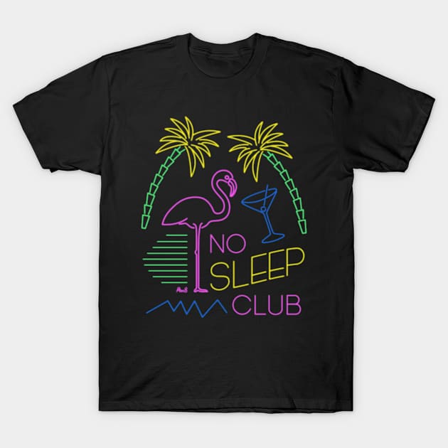 No Sleep Club T-Shirt by Plan8